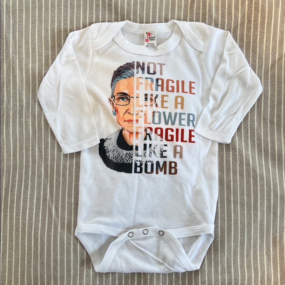 RBG Graphic Baby Onesie